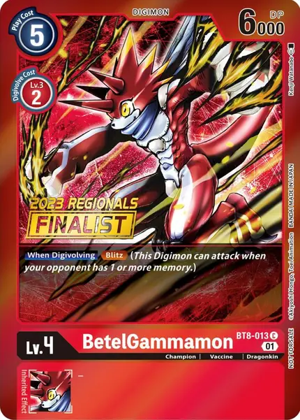BetelGammamon (2023 Regionals Finalist)