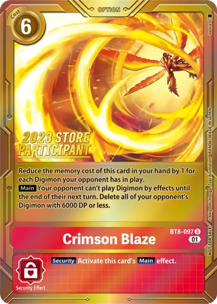 Crimson Blaze (2023 Store Participant)
