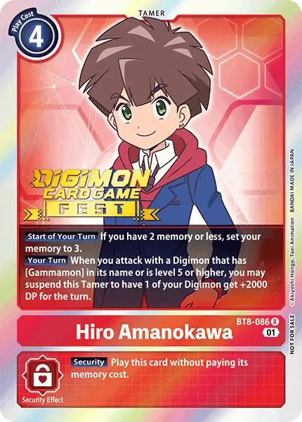 Hiro Amanokawa (Digimon Card Game Fest 2022)