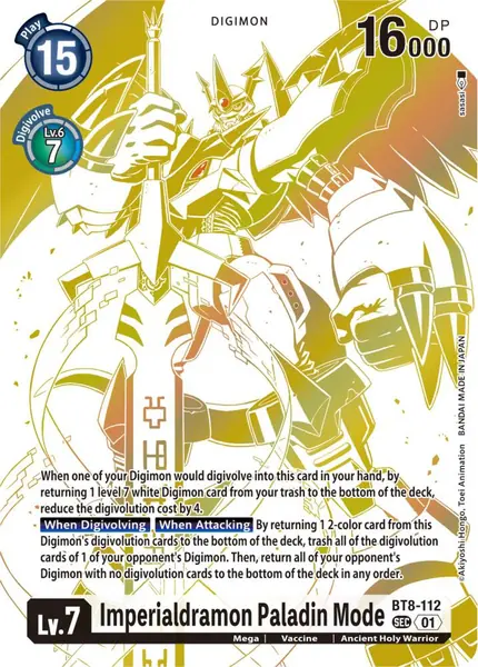 Imperialdramon Paladin Mode (Blast Ace Special Edition)