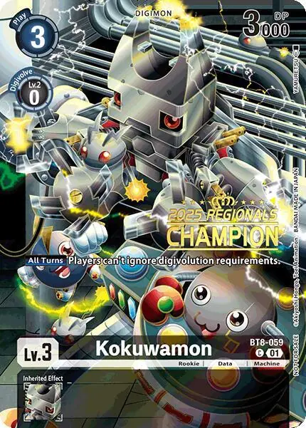 Kokuwamon (2025 Regionals Champion)