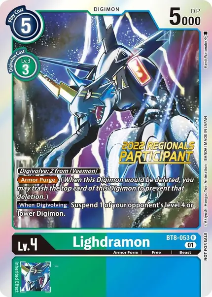 Lighdramon (2022 Championship Offline Regional) [Online Participant]