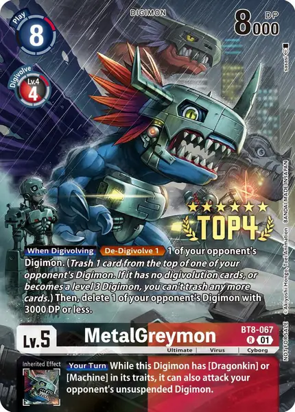 MetalGreymon (Digimon 3-On-3 Top 4)