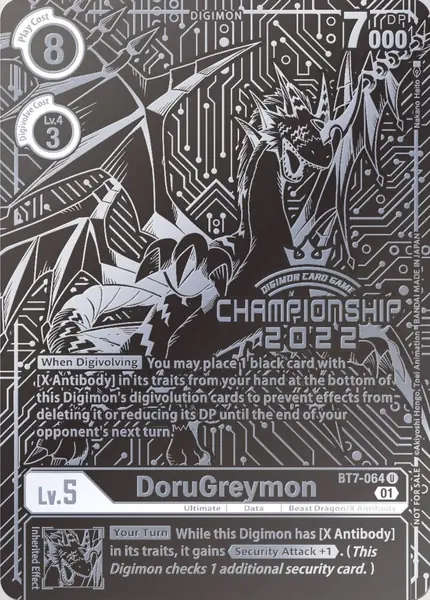 DoruGreymon (2022 Championship Finals 2nd Place)