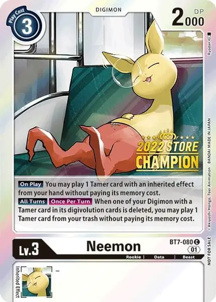 Neemon (2022 Store Champion)