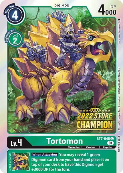 Tortomon (2022 Store Champion)