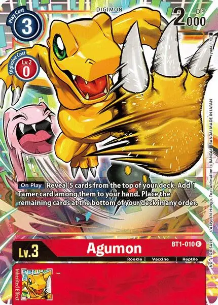 Agumon - BT1-010 (Dash Pack Ver. 1.0)