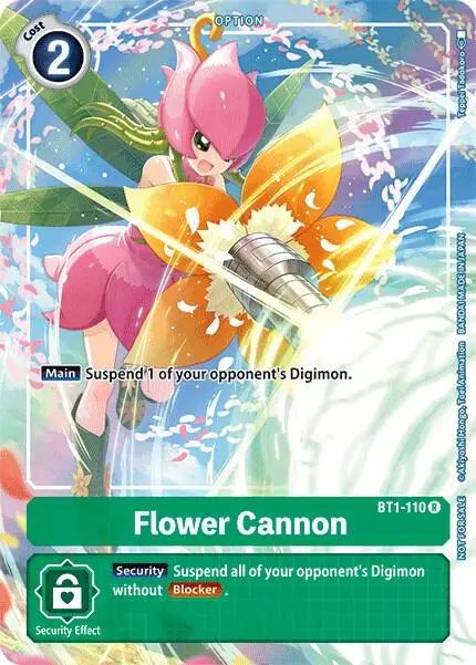 Flower Cannon - BT1-110 (Tamer's Evolution Box)