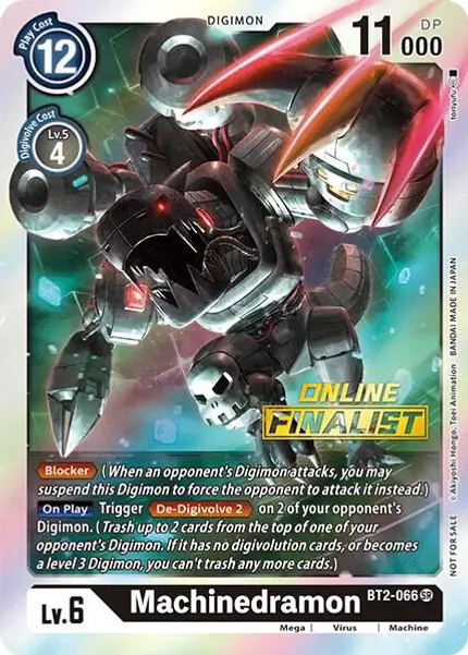 Machinedramon - BT2-066 (2021 Championship Online Regional) [Online Finalist]
