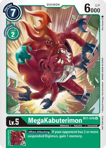 MegaKabuterimon - BT1-076 (Tamer Battle Pack 1)