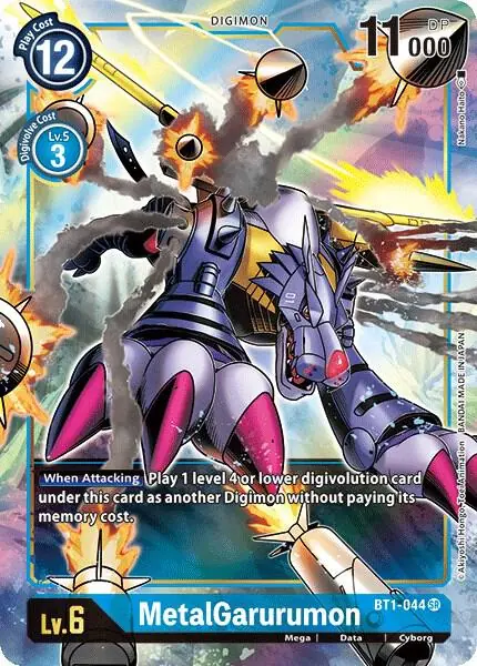 MetalGarurumon - BT1-044 (Alternate Art)