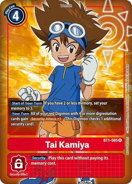 Tai Kamiya - BT1-085 (Box Topper)