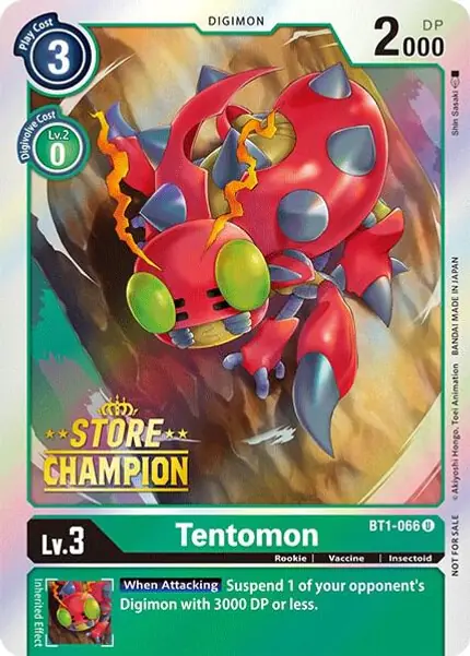 Tentomon - BT1-066 (Store Champion)