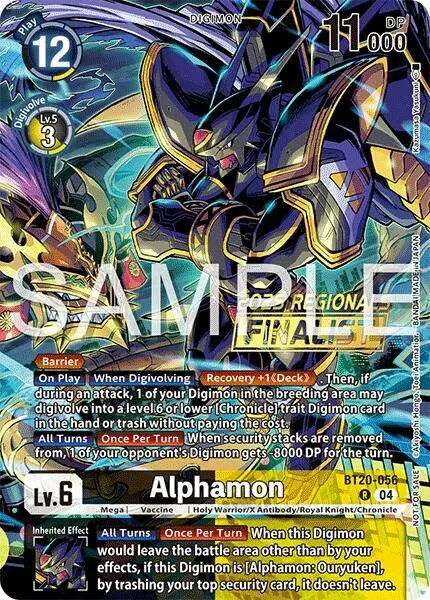 Alphamon (Regionals 25-26 Season 2 Finalist)