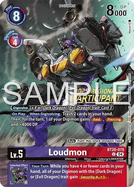 Loudmon (Regionals 25-26 Season 2 Participant)