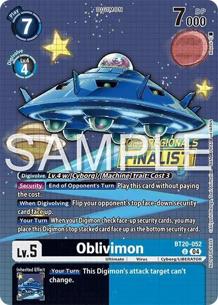 Oblivimon (Regionals 25-26 Season 2 Finalist)