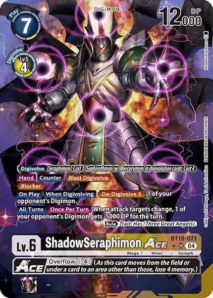 ShadowSeraphimon ACE (Alternate Art)