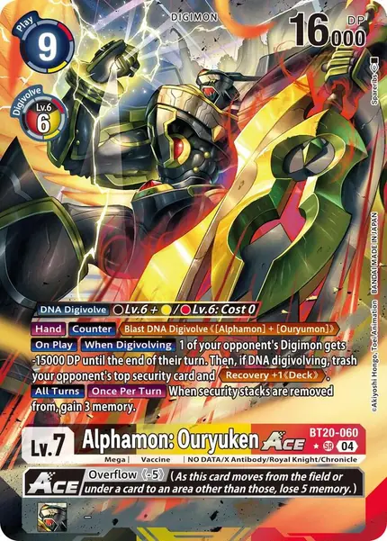 Alphamon: Ouryuken ACE (Alternate Art)