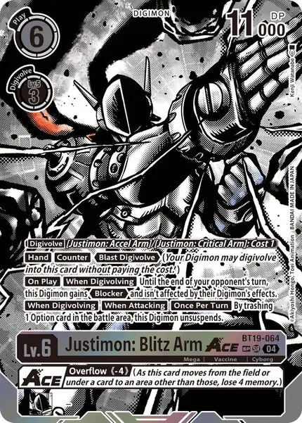 Justimon: Blitz Arm ACE (Textured)