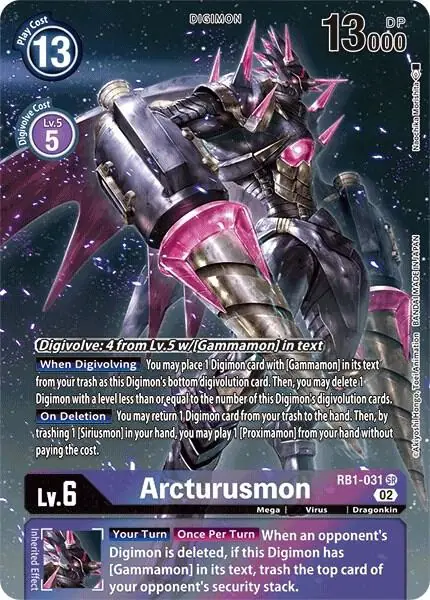 Arcturusmon (Textured Alternate Art)