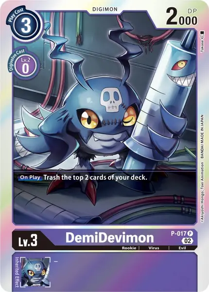 DemiDevimon - P-017 (Resurgence Booster Reprint)