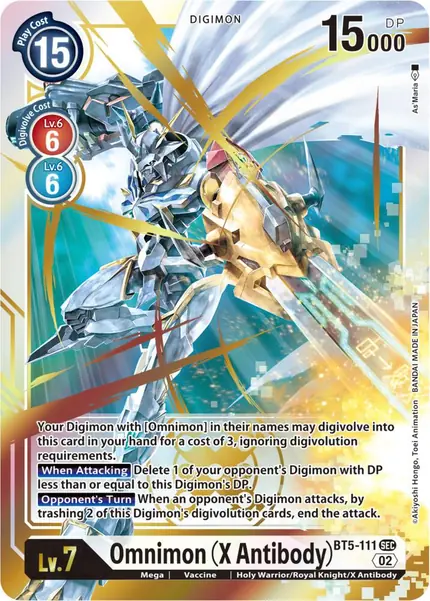 Omnimon (X Antibody) (Resurgence Booster Reprint)