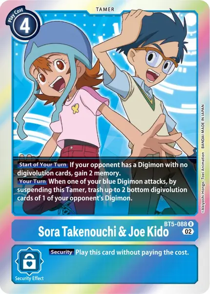 Sora Takenouchi & Joe Kido (Resurgence Booster Reprint)