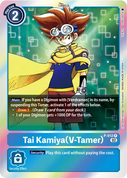 Tai Kamiya (V-Tamer) - P-012 (Resurgence Booster Reprint)