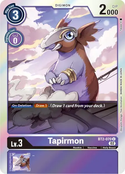 Tapirmon (Resurgence Booster Reprint)