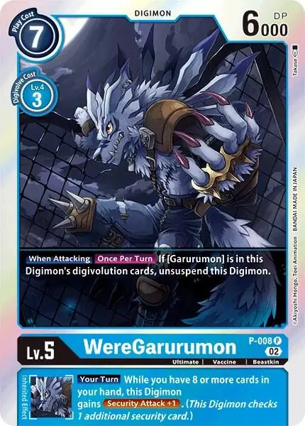WereGarurumon - P-008 (Resurgence Booster Reprint)