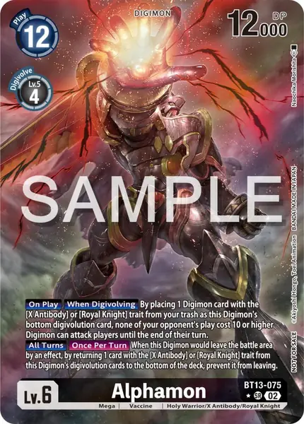 Alphamon (Pre-Release Tournament Winner Card)