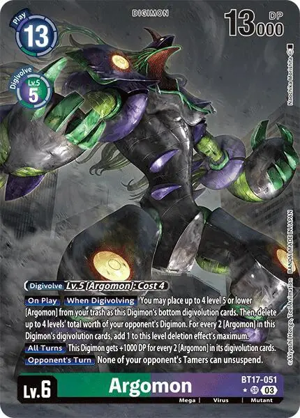 Argomon - BT17-051 (Alternate Art)