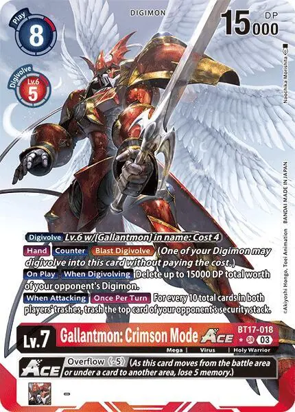 Gallantmon: Crimson Mode ACE (Alternate Art)