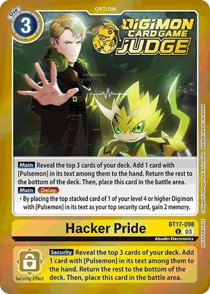 Hacker Pride (Judge Pack 6)