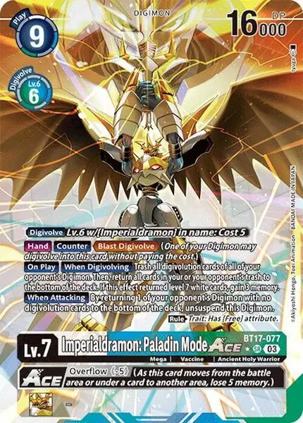 Imperialdramon: Paladin Mode ACE (Alternate Art)