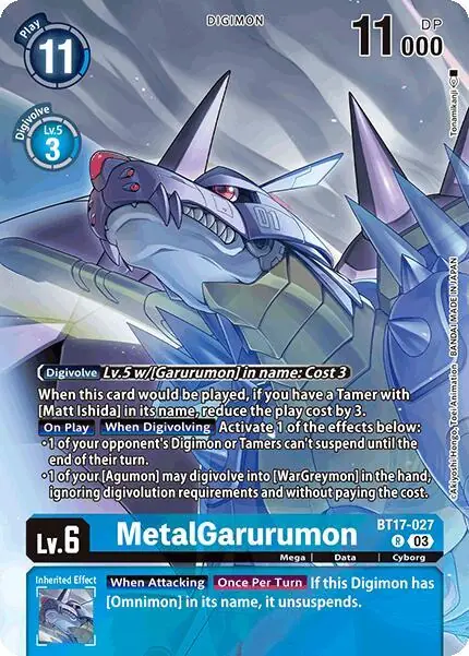 MetalGarurumon (Omnimon Binder Set)