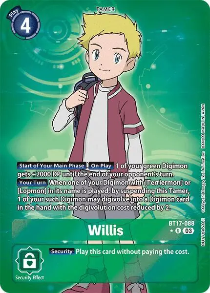 Willis (Box Promotion Pack: Secret Crisis)
