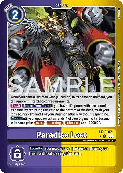 Paradise Lost (Limited Foil)