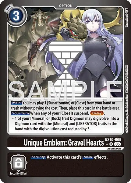 Unique Emblem: Gravel Hearts (Limited Foil)