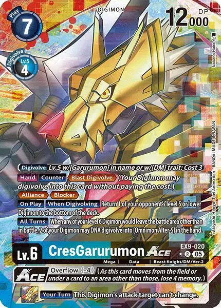 CresGarurumon ACE (Alternate Art)