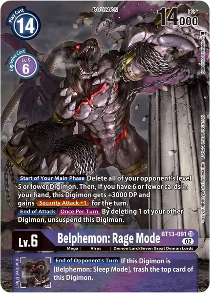 Belphemon: Rage Mode (Alternate Art)