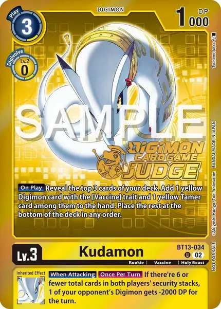 Kudamon (Judge Pack 5)