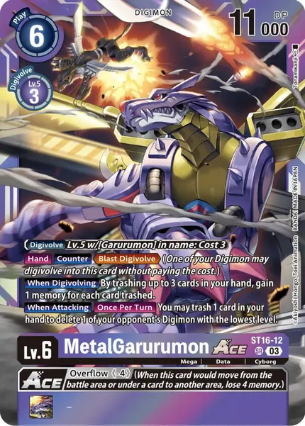 MetalGarurumon ACE (Box Topper)