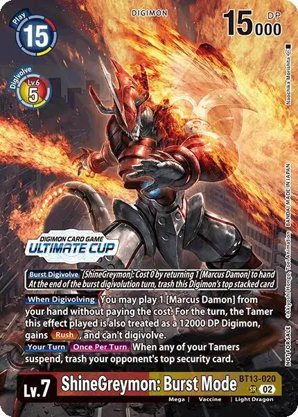 ShineGreymon: Burst Mode (Ultimate Cup 2024)