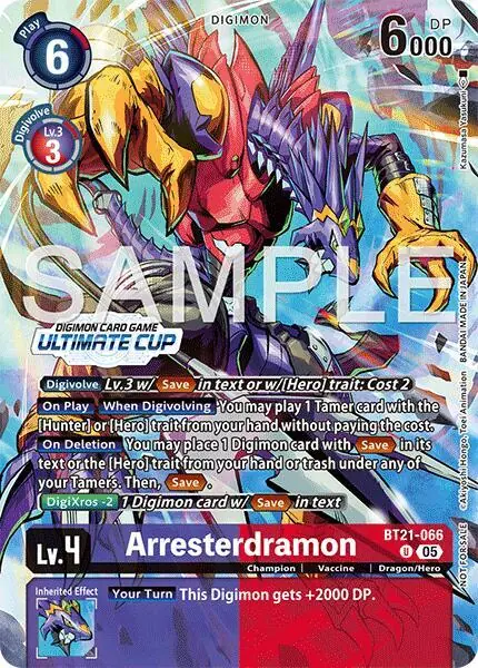 Arresterdramon (Ultimate Cup 25-26 Season 2)