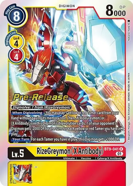RizeGreymon (X Antibody)