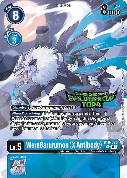 WereGarurumon (X Antibody) (2024 Evolution Cup Top 4)