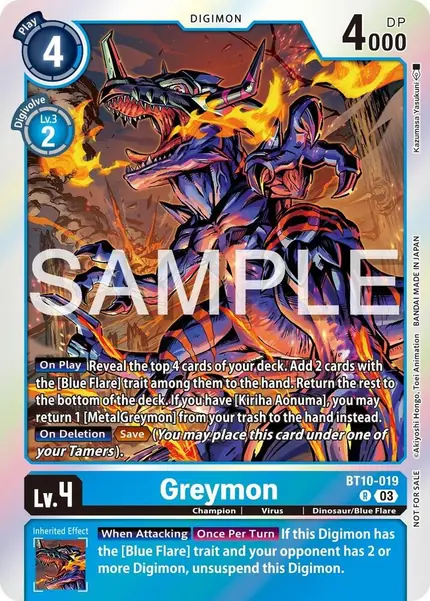 Greymon - BT10-019 (Official Tournament Vol.13 Winner Pack)