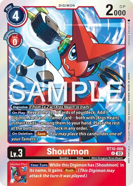 Shoutmon (Winner Pack -Exceed Apocalypse-)