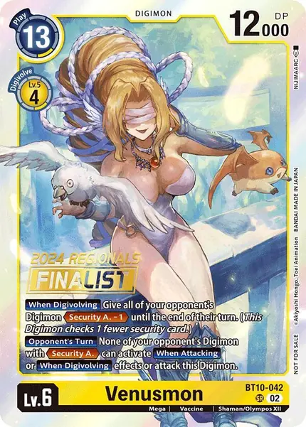 Venusmon (2024 Regionals Finalist)